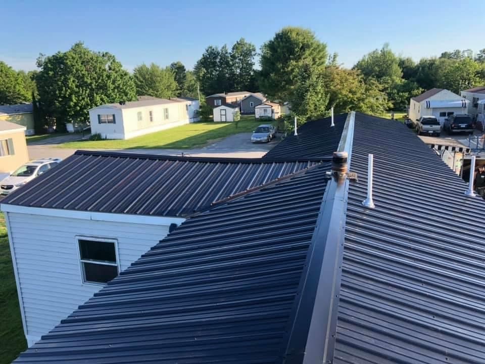 Standing Seam Metal Roof Installation in Maine